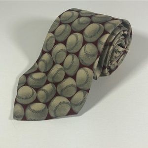 Baseball Silk Tie / Lands End